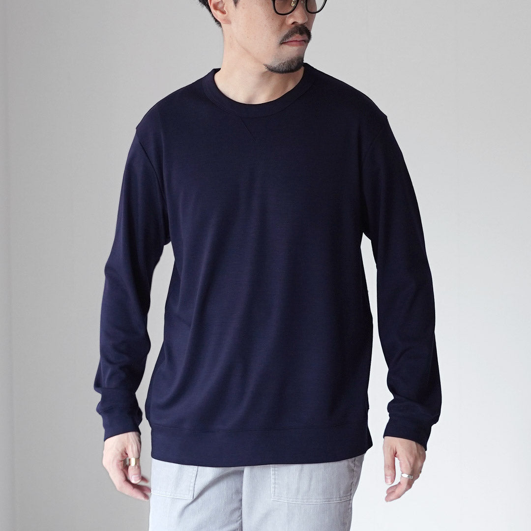 ★RE MADE IN TOKYO JAPAN / 羊毛针织圆领休闲连衣裙