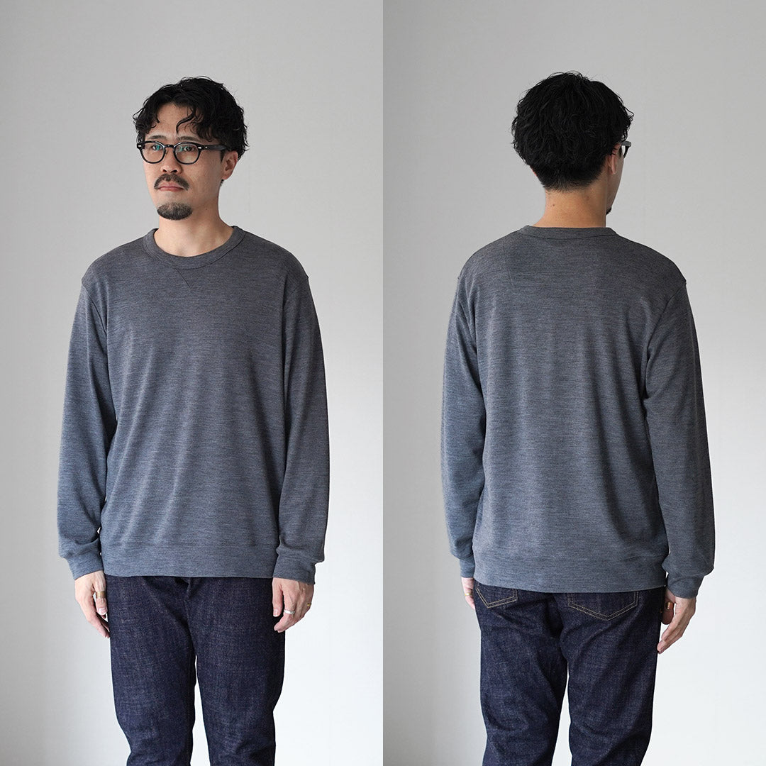 ★RE MADE IN TOKYO JAPAN / 羊毛针织圆领休闲连衣裙