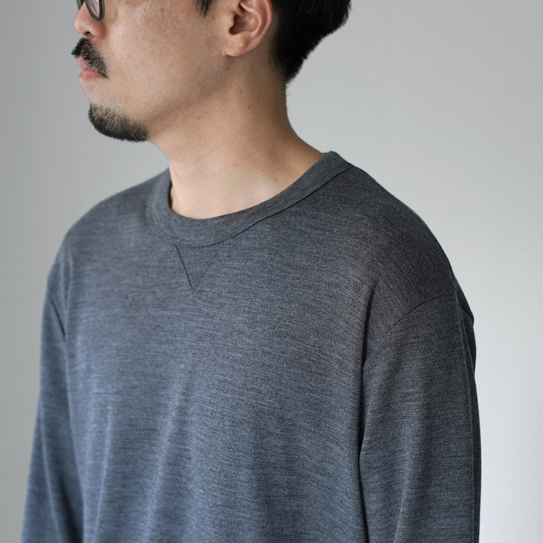 ★RE MADE IN TOKYO JAPAN / 羊毛针织圆领休闲连衣裙