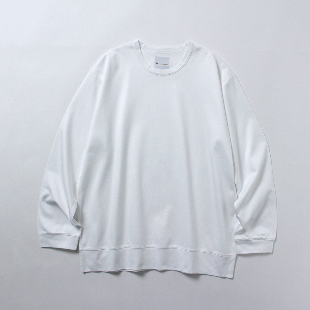 RE MADE IN TOKYO JAPAN / Tokyo Made Long Sleeve Wide Dress T-Shirt