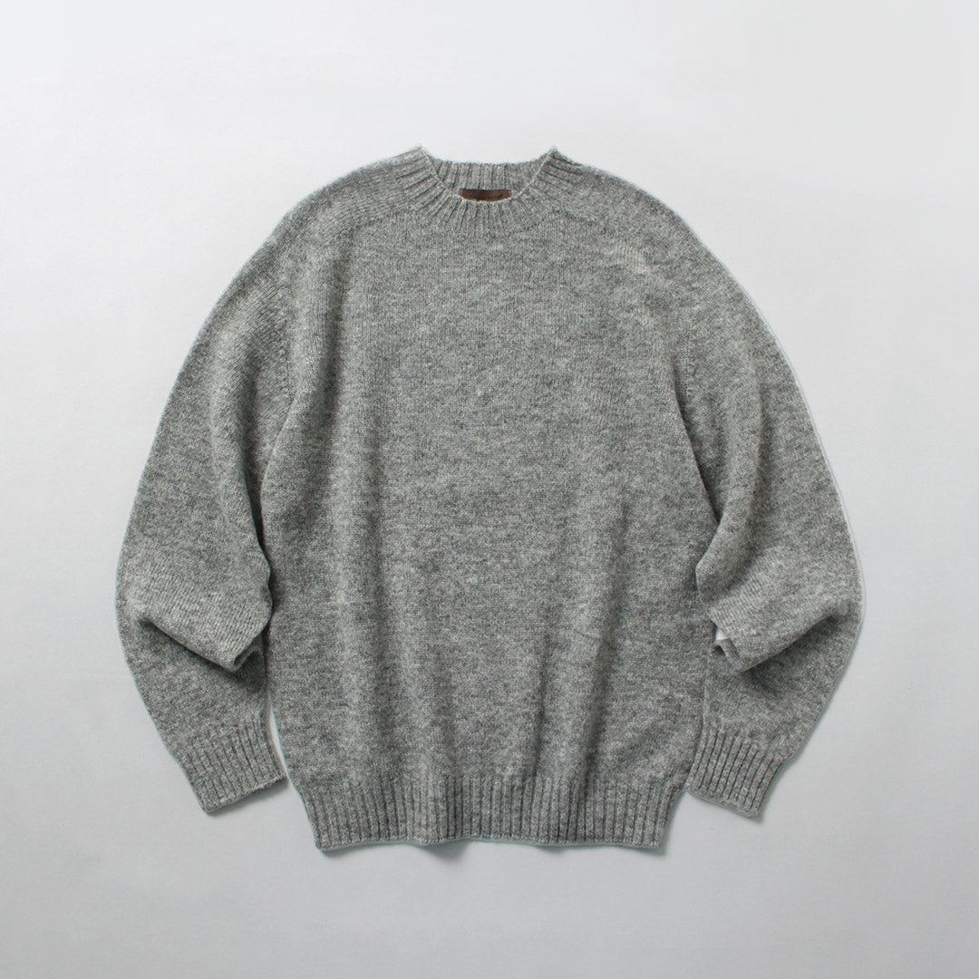 RINASCENTE / Shetland Wool Seamless Crew Neck Knit