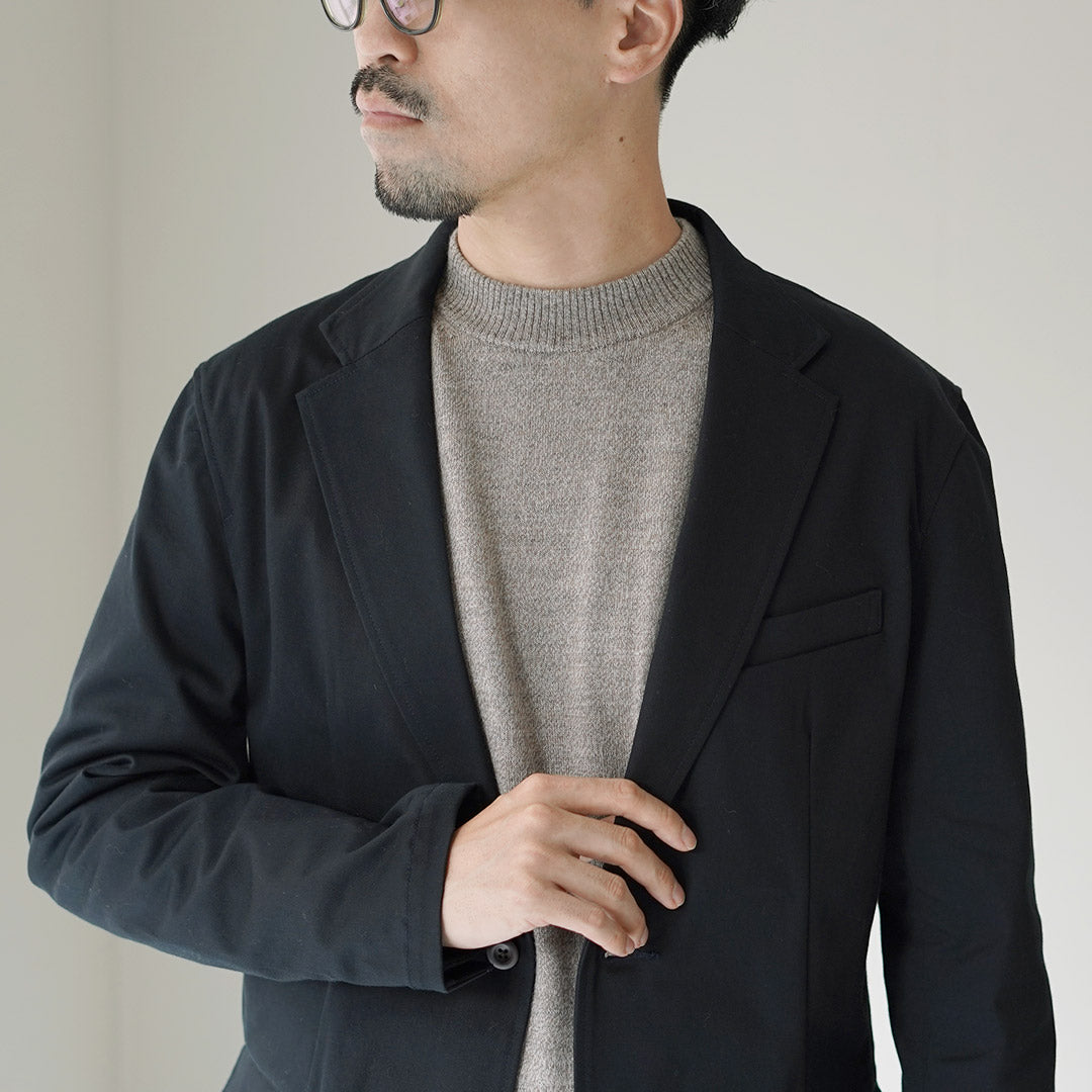 RINASCENTE / 12G Italian Cash Wool Mock Neck Knit