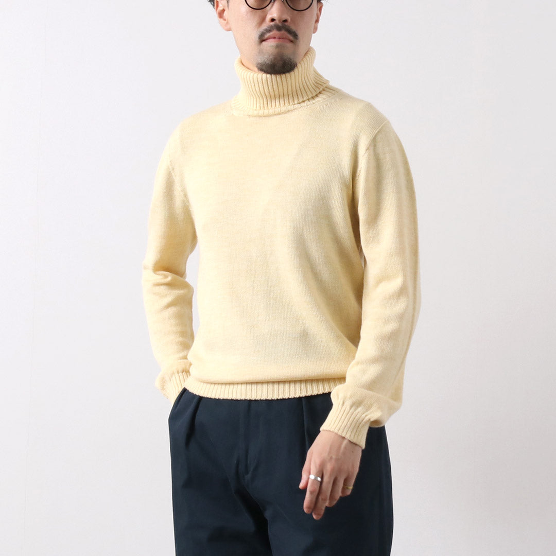 RINASCENTE / 7G Seamless Turtleneck Knit Italian Cashmere Wool