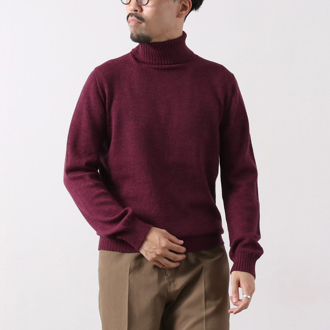 RINASCENTE / 7G Seamless Turtleneck Knit Italian Cashmere Wool