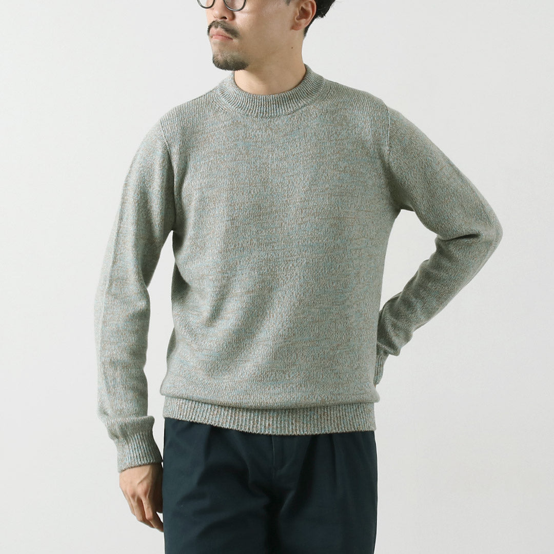 RINASCENTE / Italian Cash Wool Mix Mock Neck Knit