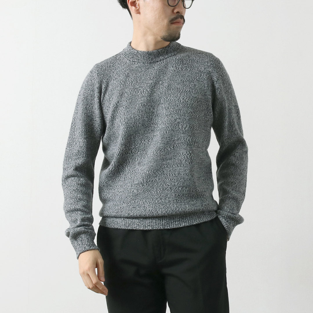 RINASCENTE / Italian Cash Wool Mix Mock Neck Knit