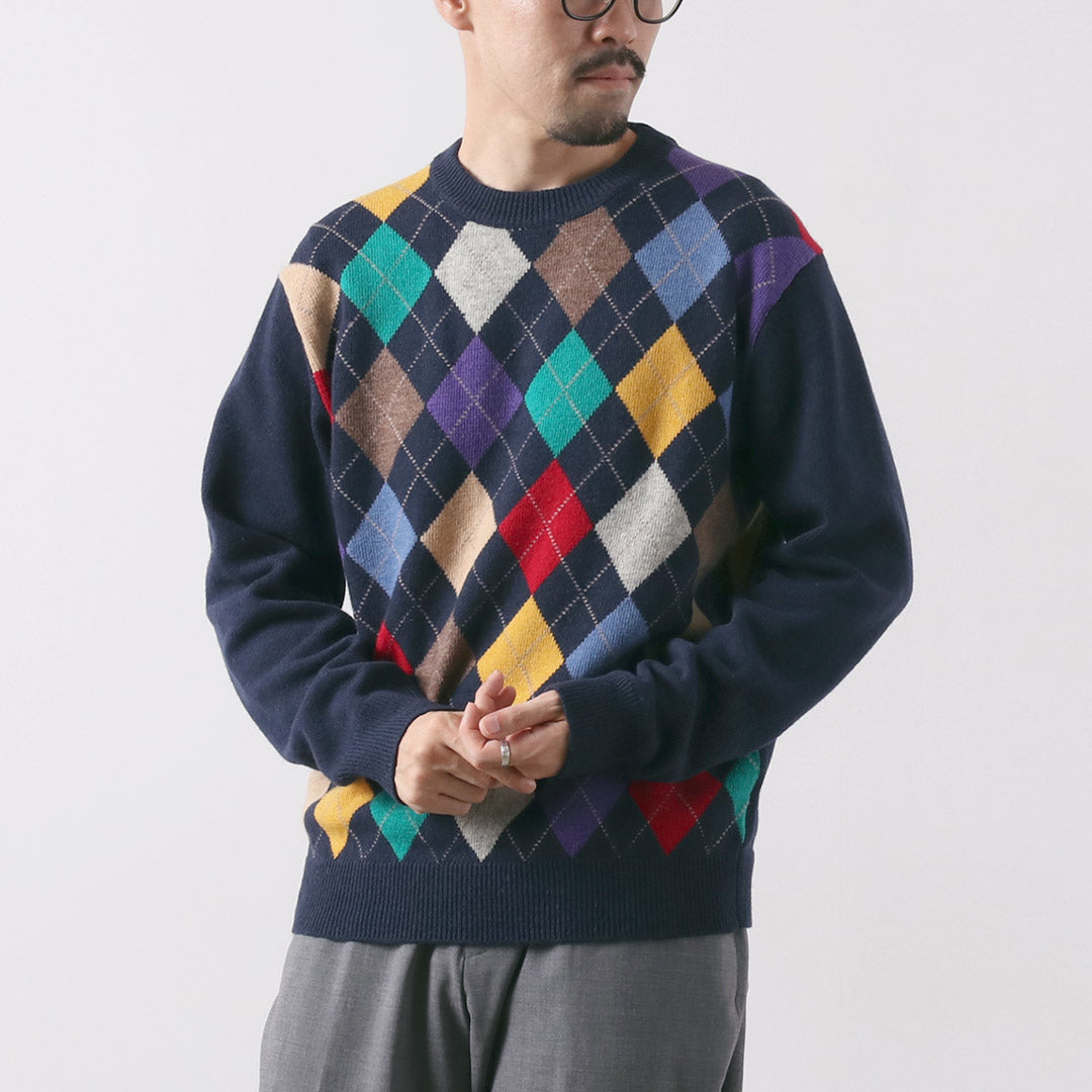 RINASCENTE / Multicolor Argyle Knit