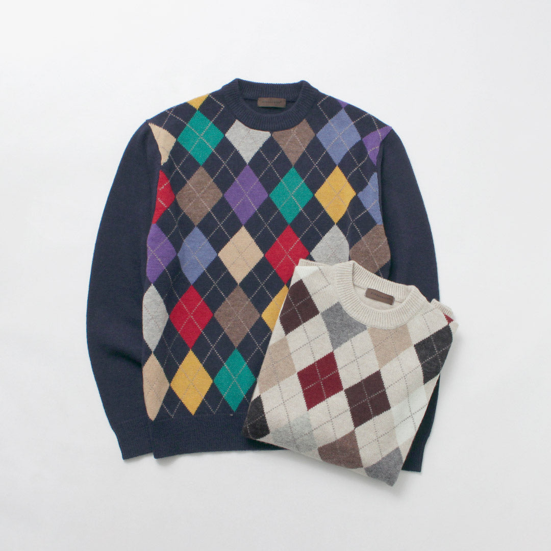 RINASCENTE / Multicolor Argyle Knit