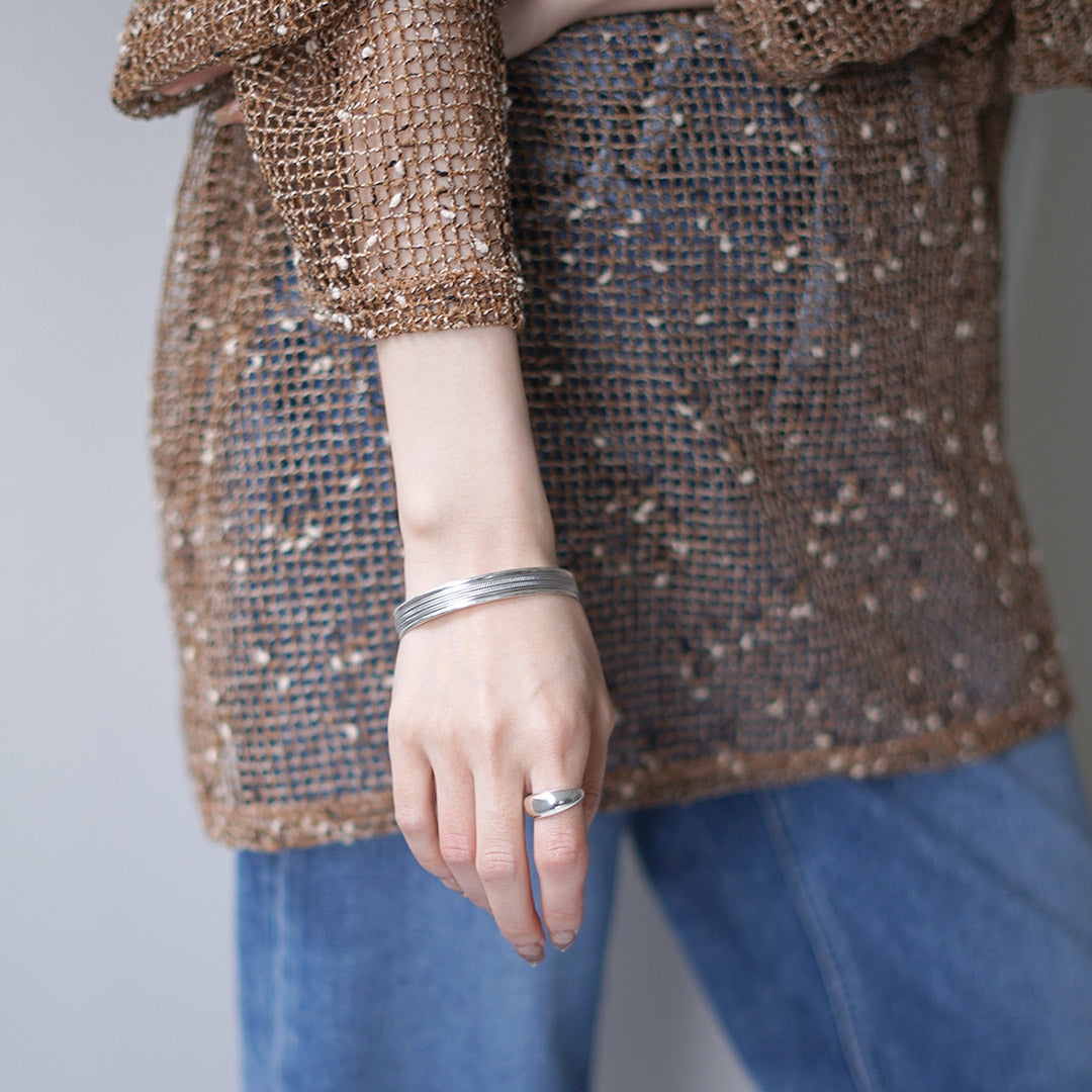 TMW / Sterling Silver Chain Bangle