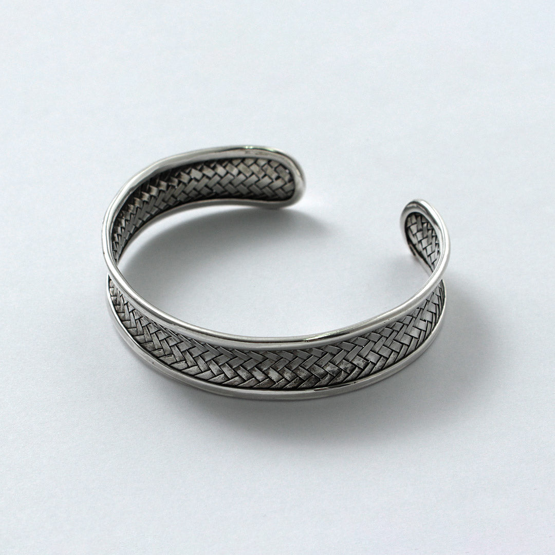 TMW / Braided Sterling Silver Bangle