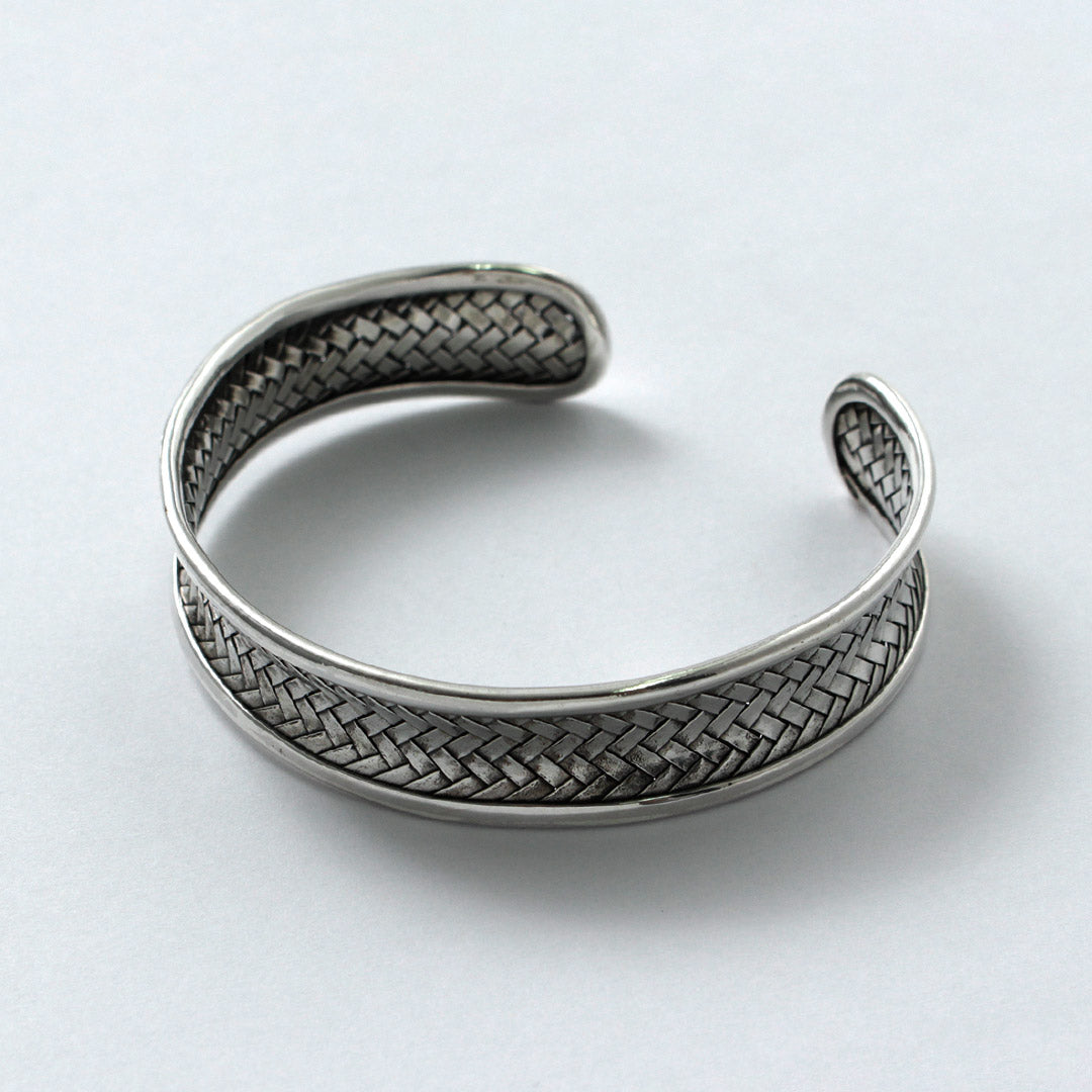 TMW / Braided Sterling Silver Bangle