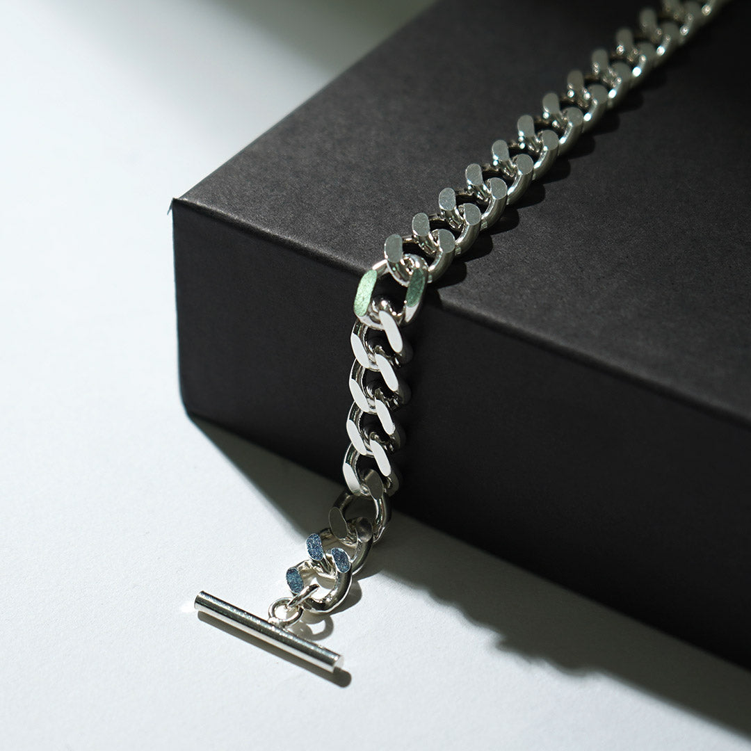 TMW / Sterling Silver Curve Chain Bracelet