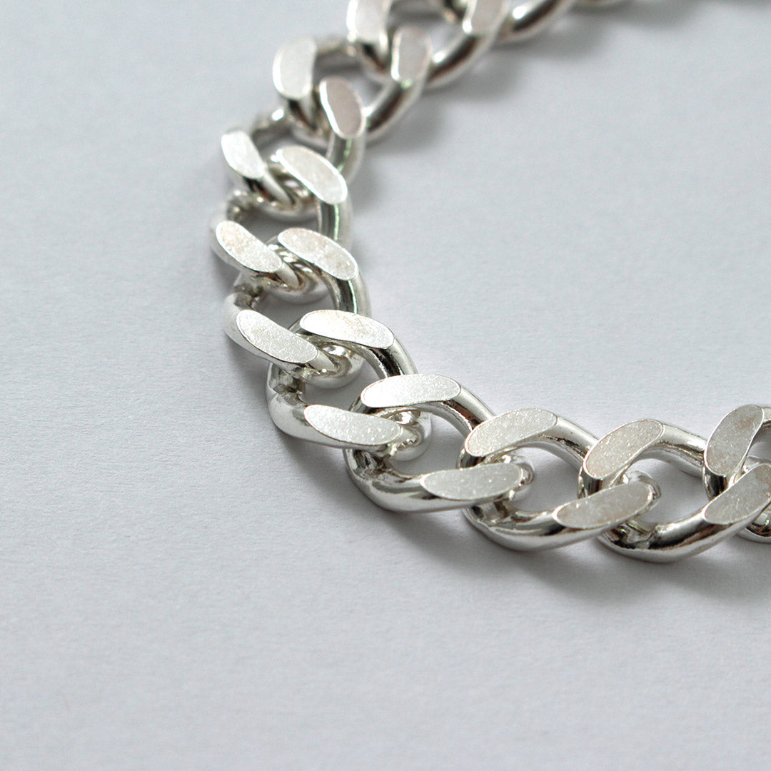 TMW / Sterling Silver Curve Chain Bracelet