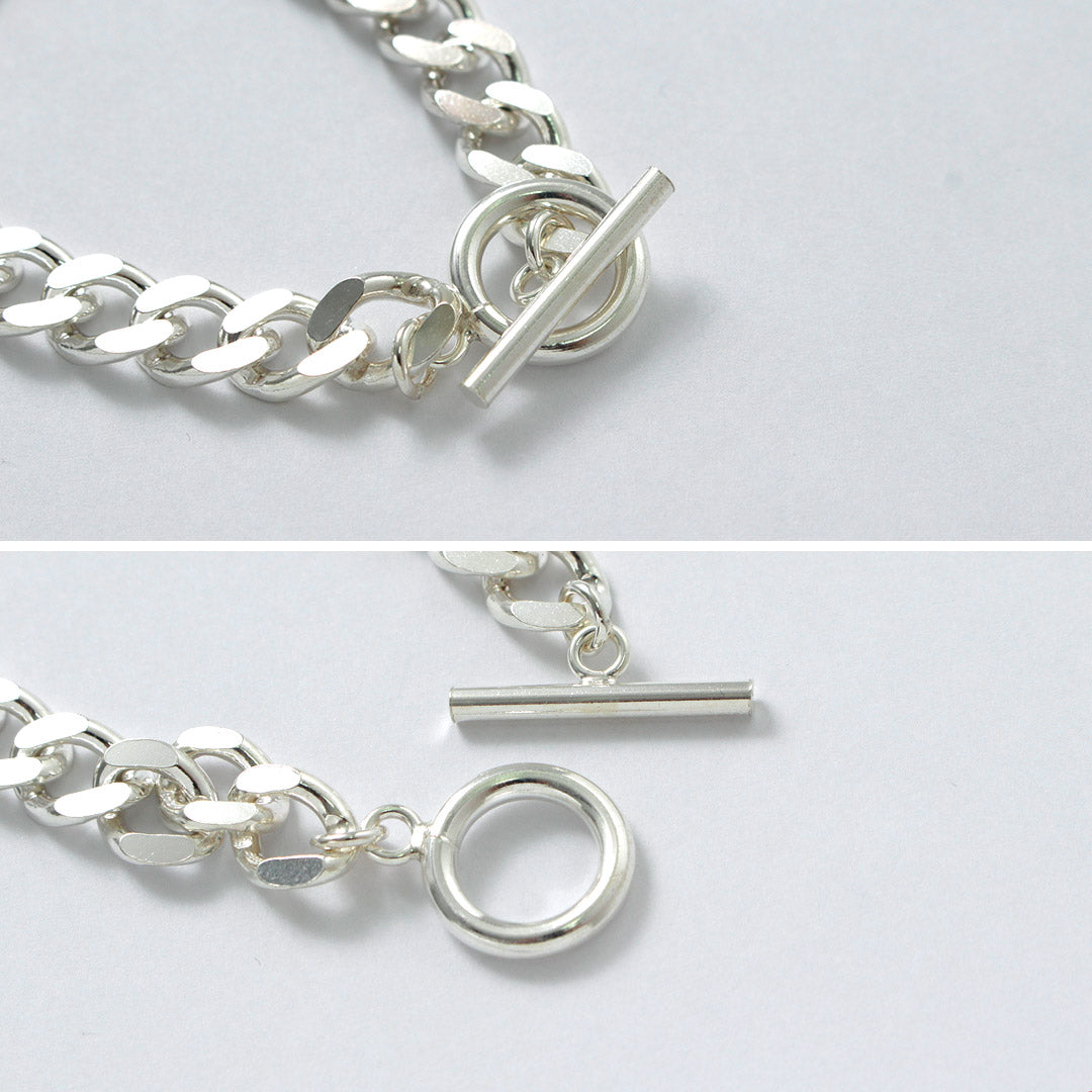TMW / Sterling Silver Curve Chain Bracelet