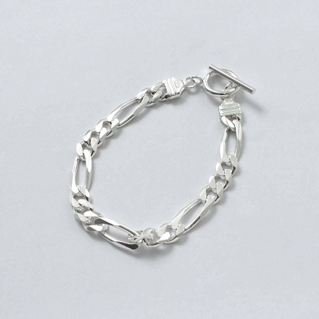 TMW / Sterling Silver Figaro Chain Bracelet