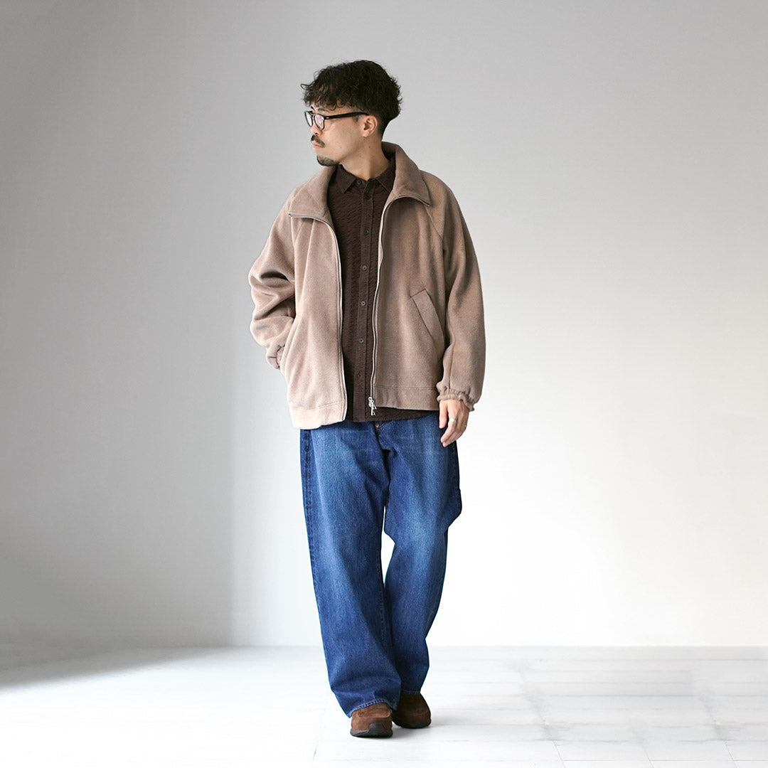 BASISBROEK / Blouson zippé en polaire Hernen