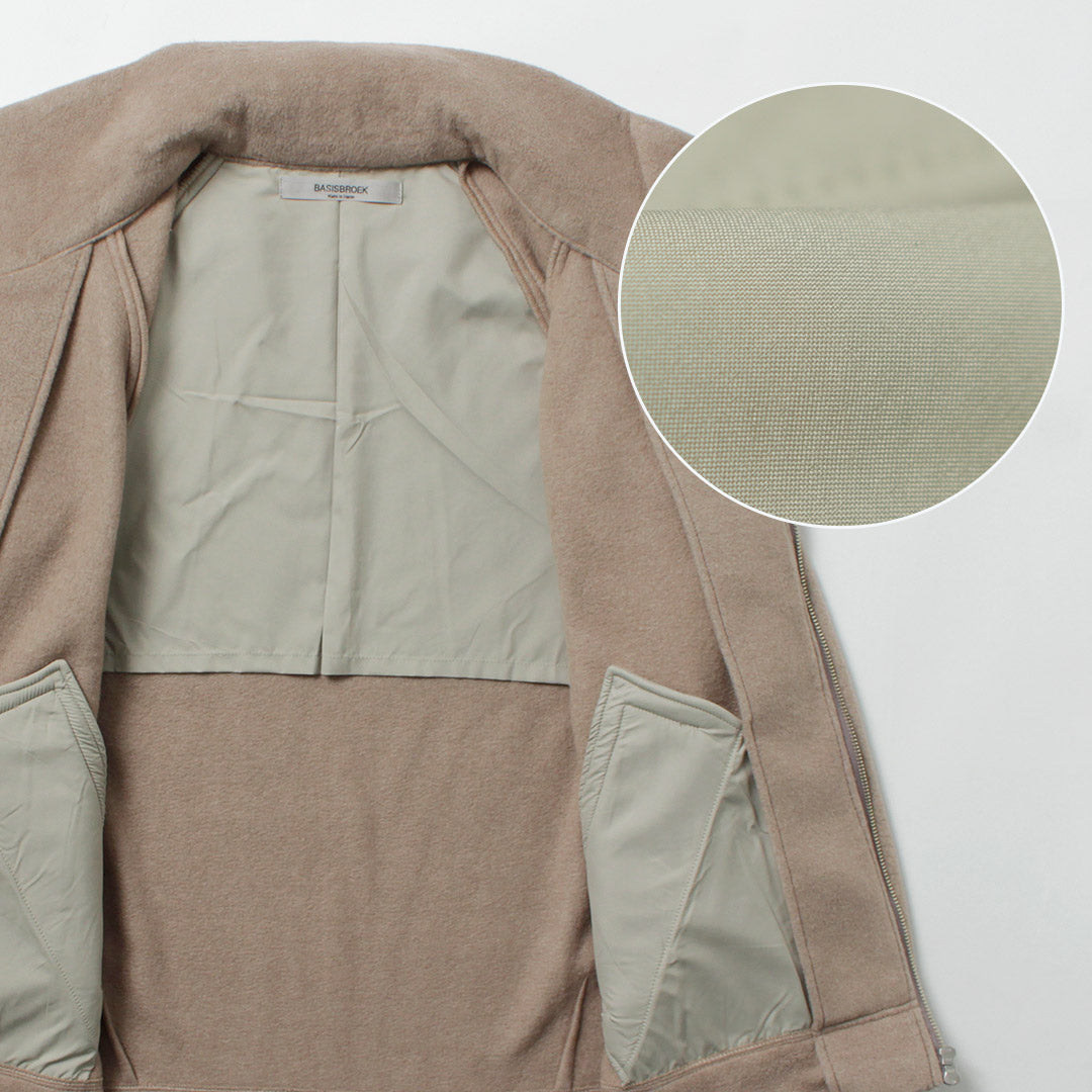 BASISBROEK / Blouson zippé en polaire Hernen