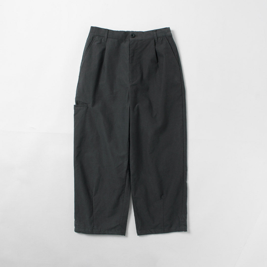 BASISBROEK / Whisken Moleskin 彈力褶皺休閒褲