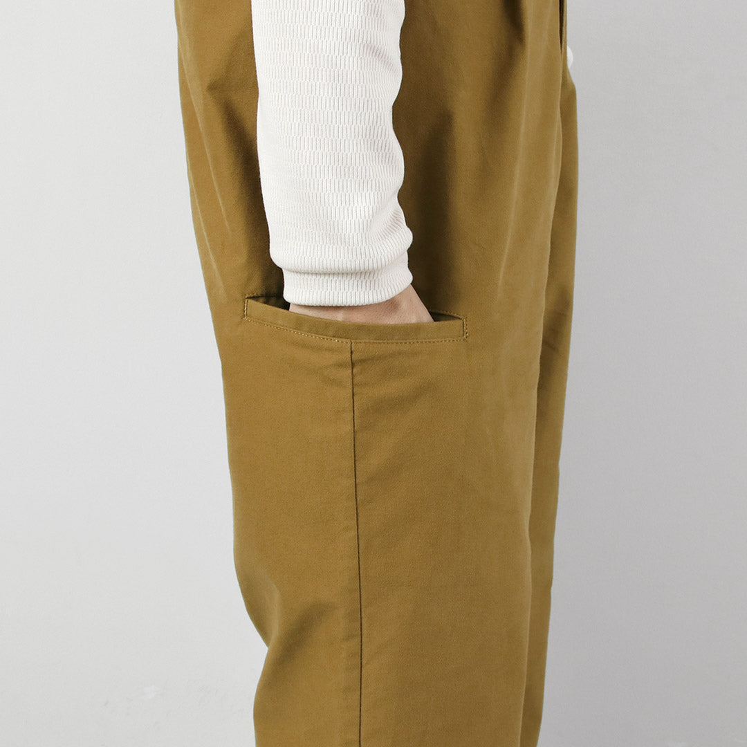 BASISBROEK / Whisken Moleskin 彈力褶皺休閒褲