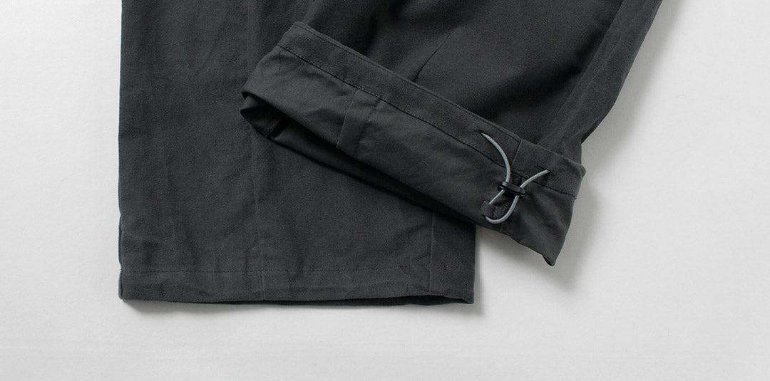 BASISBROEK / Whisken Moleskin 彈力褶皺休閒褲