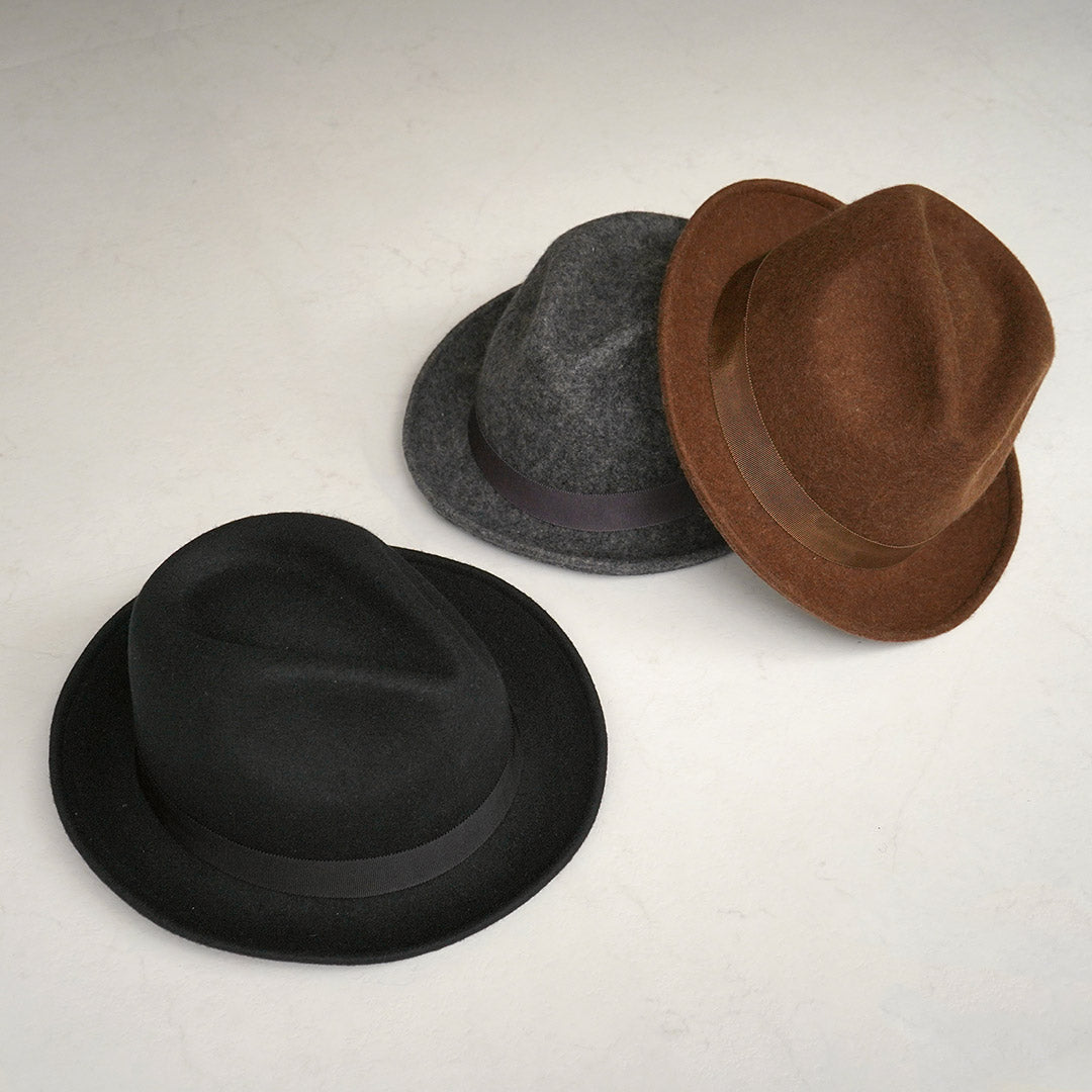 HIGHER / Felt Brim Fedora Hat