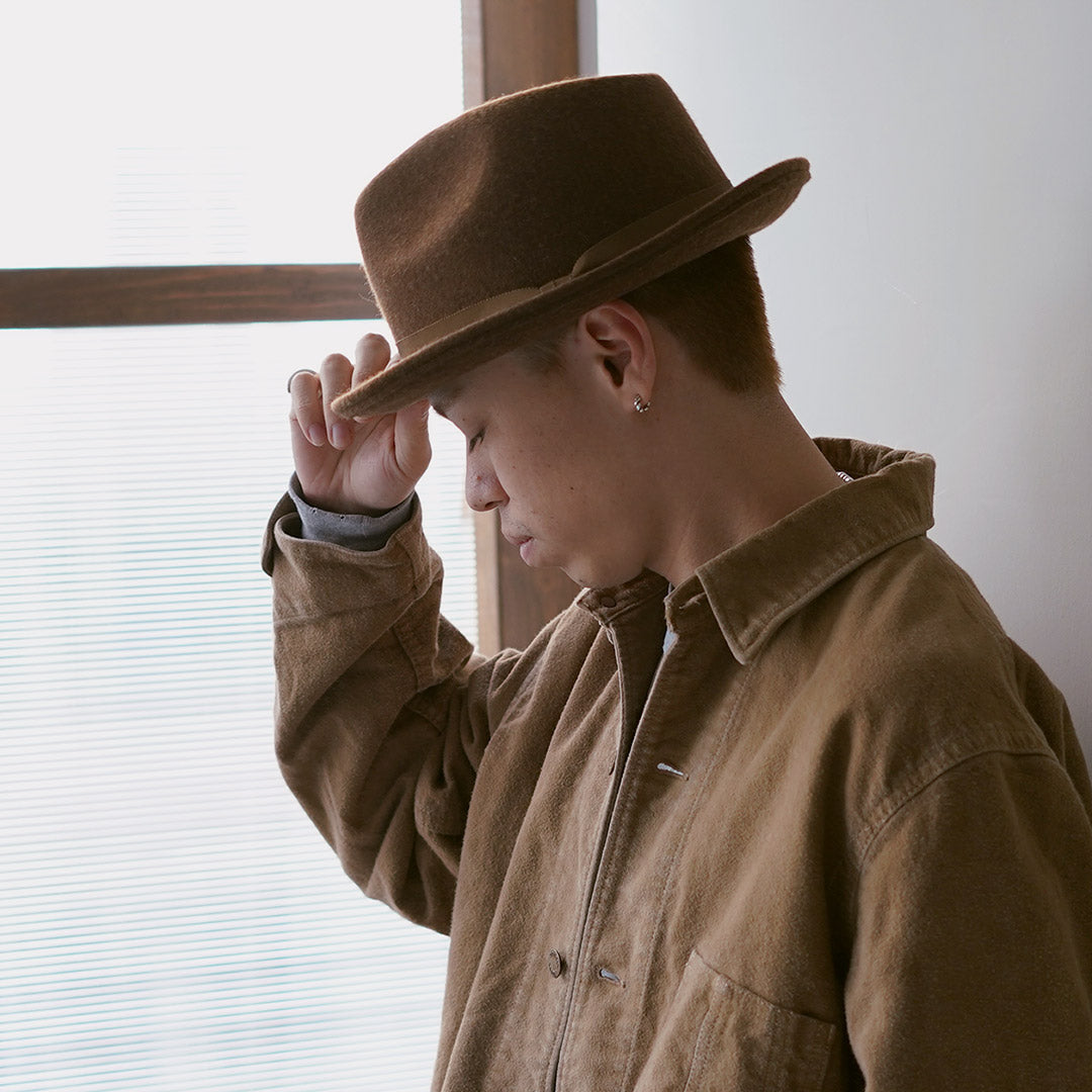 HIGHER / Felt Brim Fedora Hat