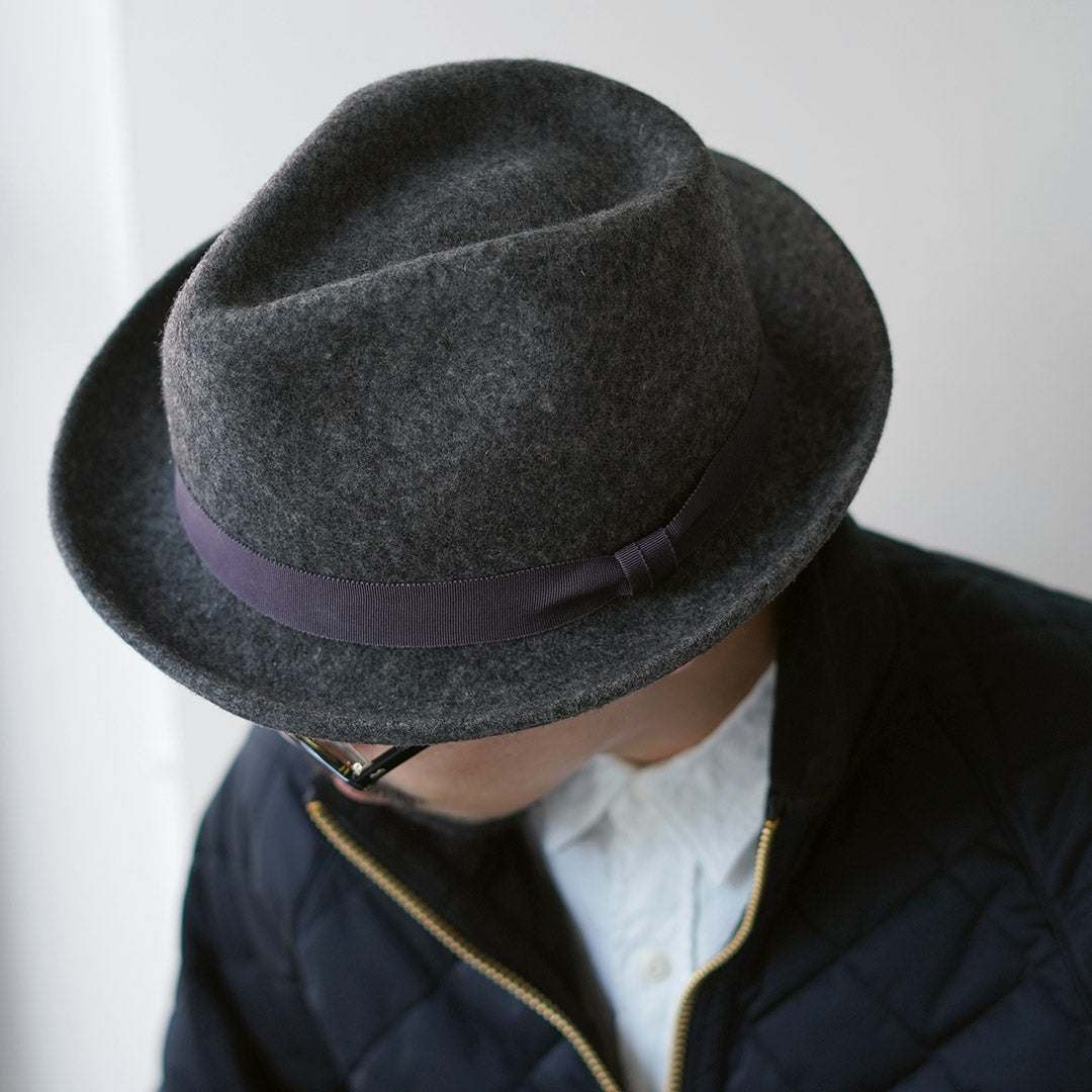 HIGHER / Felt Brim Fedora Hat