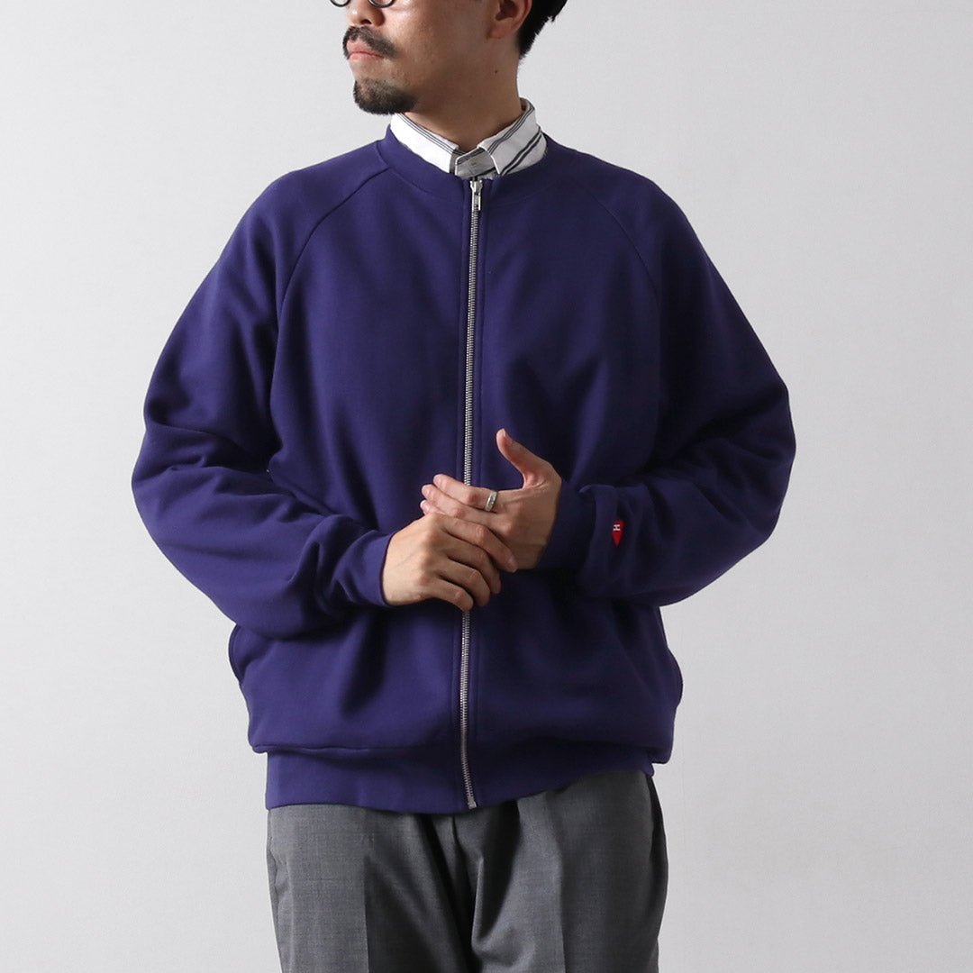 HEALTHKNIT / Classic Sweat Crew Zip Cardigan