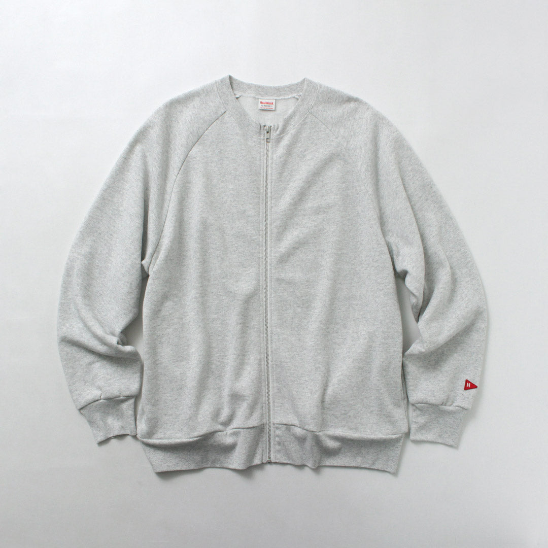 HEALTHKNIT / Classic Sweat Crew Zip Cardigan