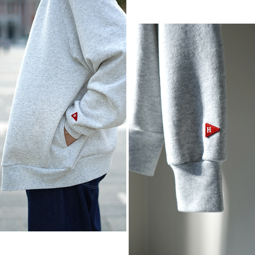 HEALTHKNIT / Classic Sweat Crew Zip Cardigan