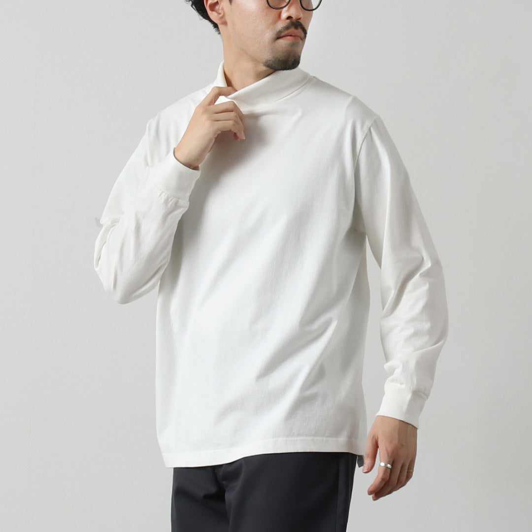 HEALTHKNIT / US Cotton Long Sleeve Turtleneck T-Shirt