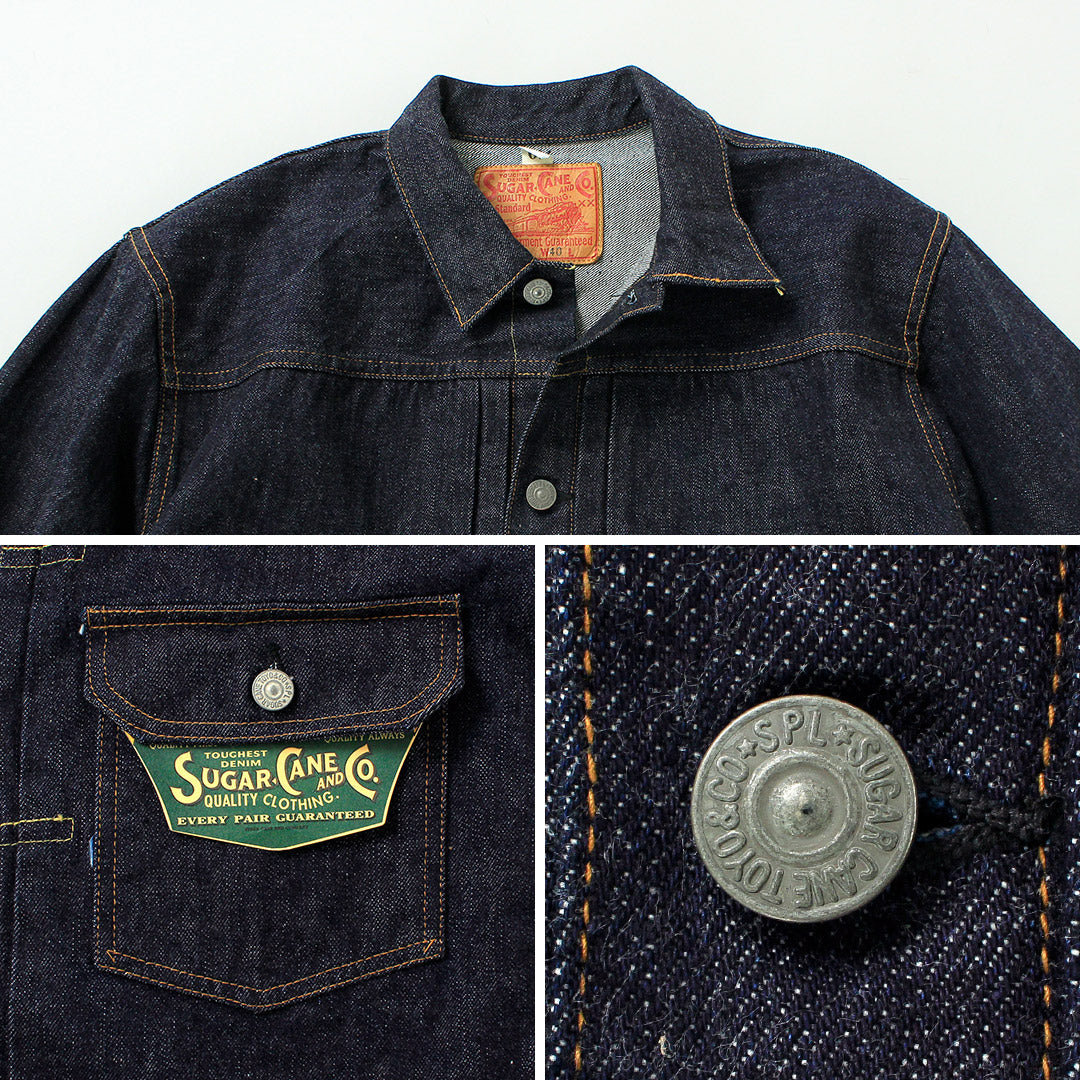 SUGAR CANE / 13.5oz 1st Type Denim Jacket 1936 Model