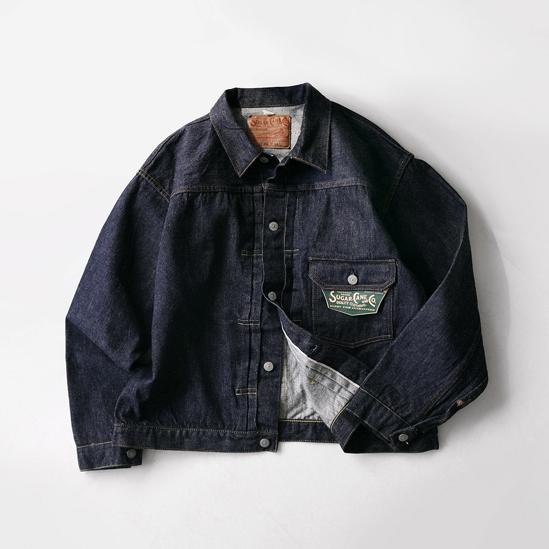 ★SUGAR CANE / 13.5 盎司牛仔布第 1 型 G-Jun 后开叉 1936 型号