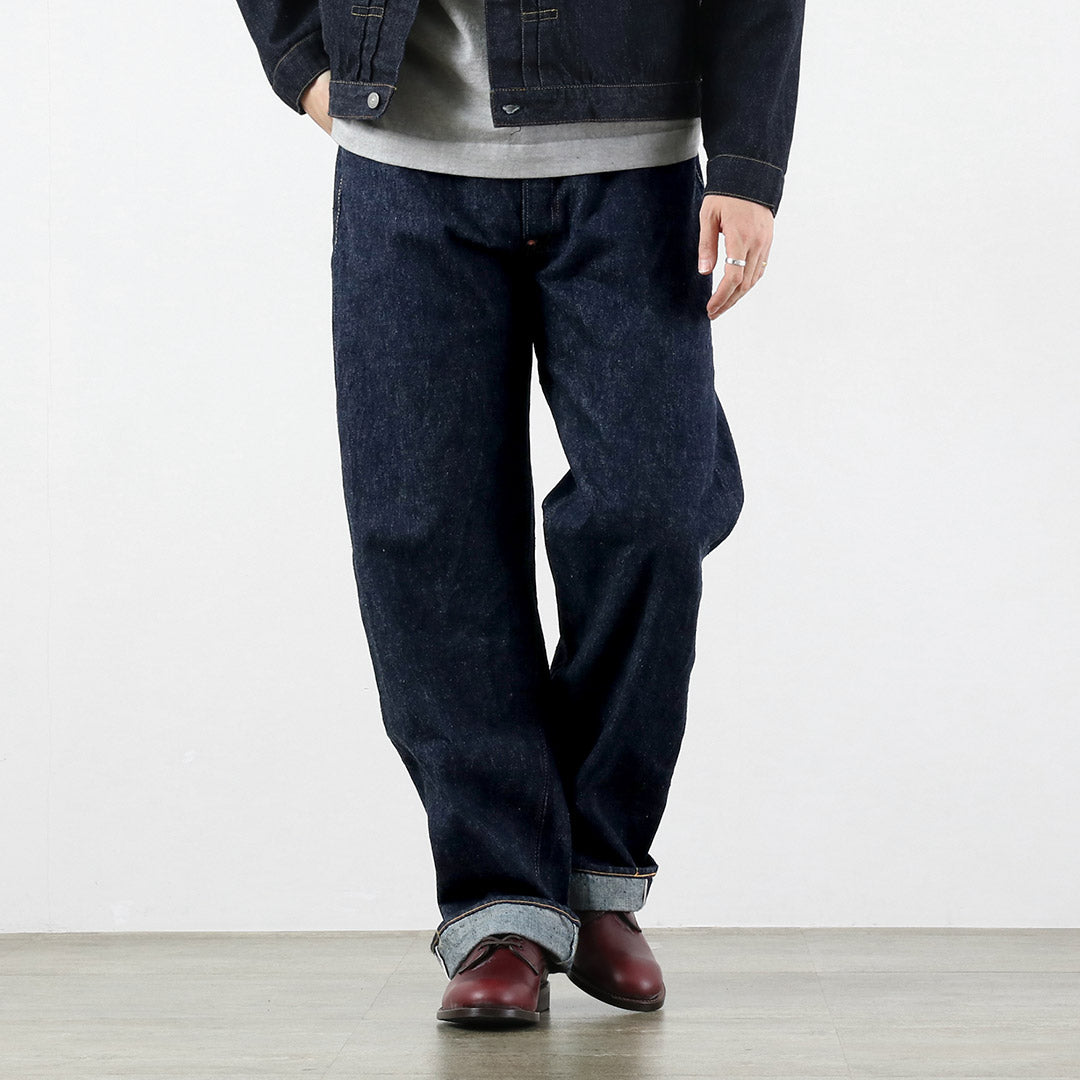 CANNE À SUCRE / Salopette taille en denim 13oz Modèle 2025