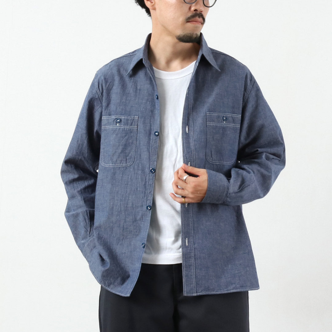 BUZZ RICKSONS / Chambray Work Shirt