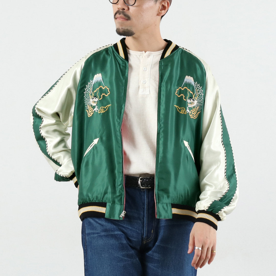 TAILOR TOYO / Satin Embroidered Souvenir Jacket