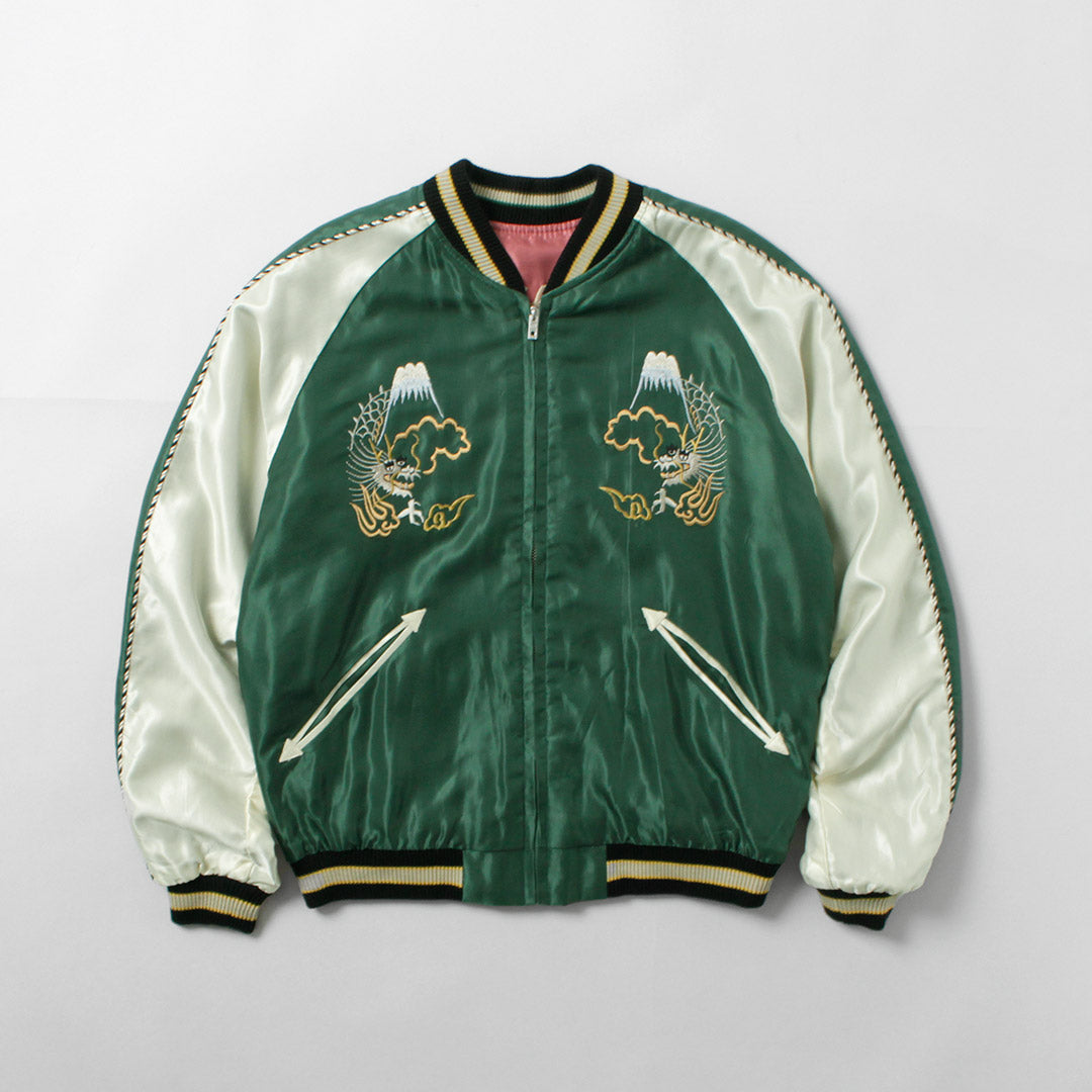 TAILOR TOYO / Satin Embroidered Souvenir Jacket