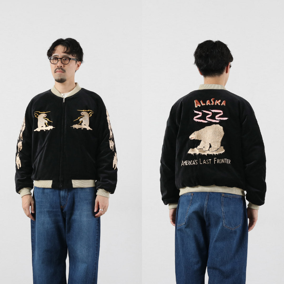 TAILOR TOYO / Velveteen Quilted Souvenir Jacket