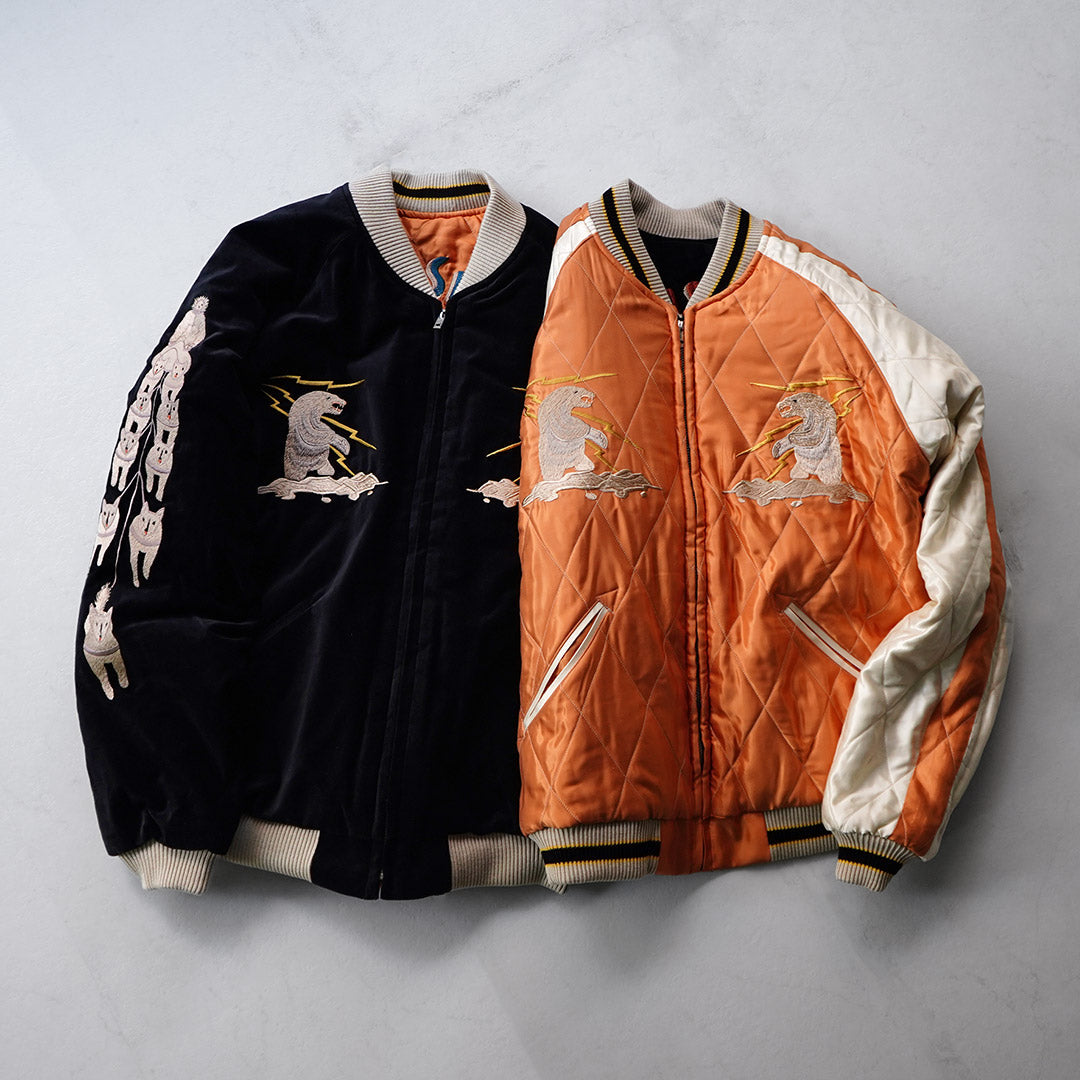 TAILOR TOYO / Velveteen Quilted Souvenir Jacket