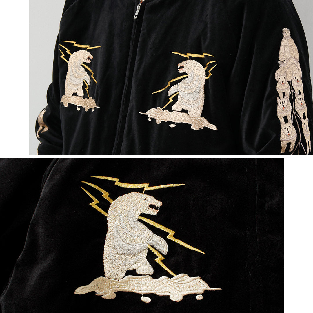 TAILOR TOYO / Velveteen Quilted Souvenir Jacket