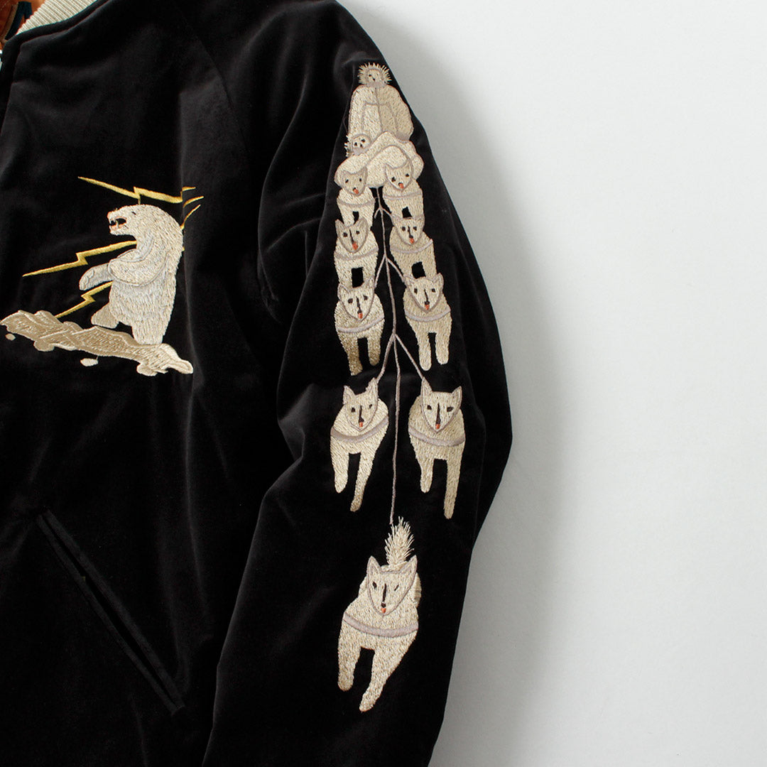 TAILOR TOYO / Velveteen Quilted Souvenir Jacket