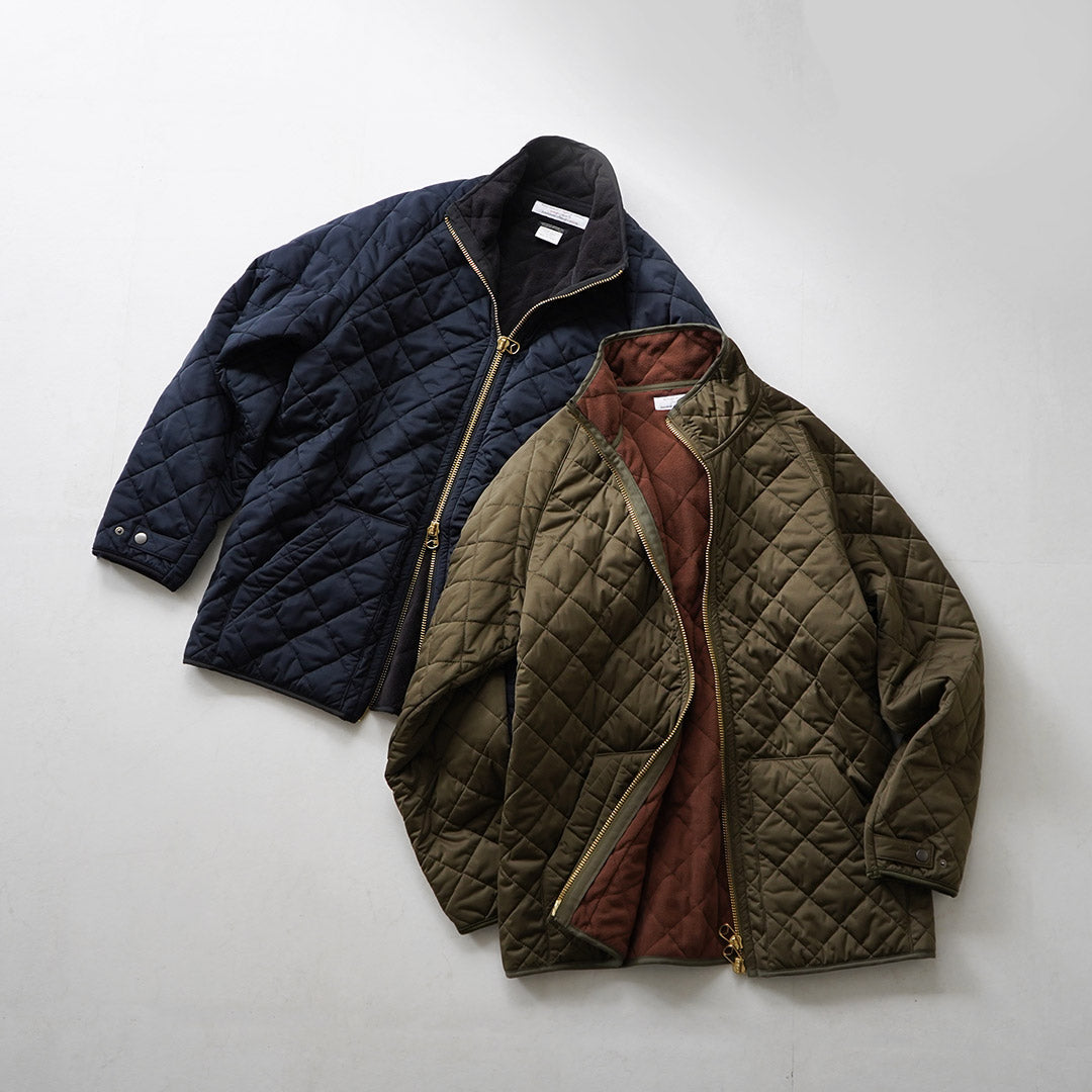 ★ROCOCO×SUNNY SPORTS / 特别订制北极绒衬里绗缝夹克 │ Stand Zip-Up Blouson