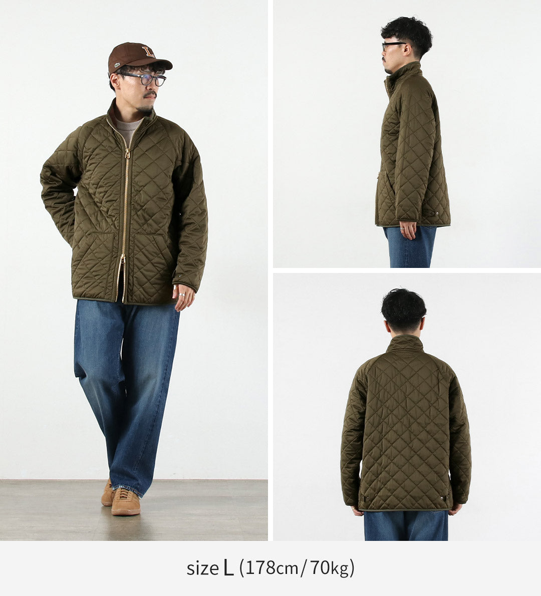 ★ROCOCO×SUNNY SPORTS / 特别订制北极绒衬里绗缝夹克 │ Stand Zip-Up Blouson