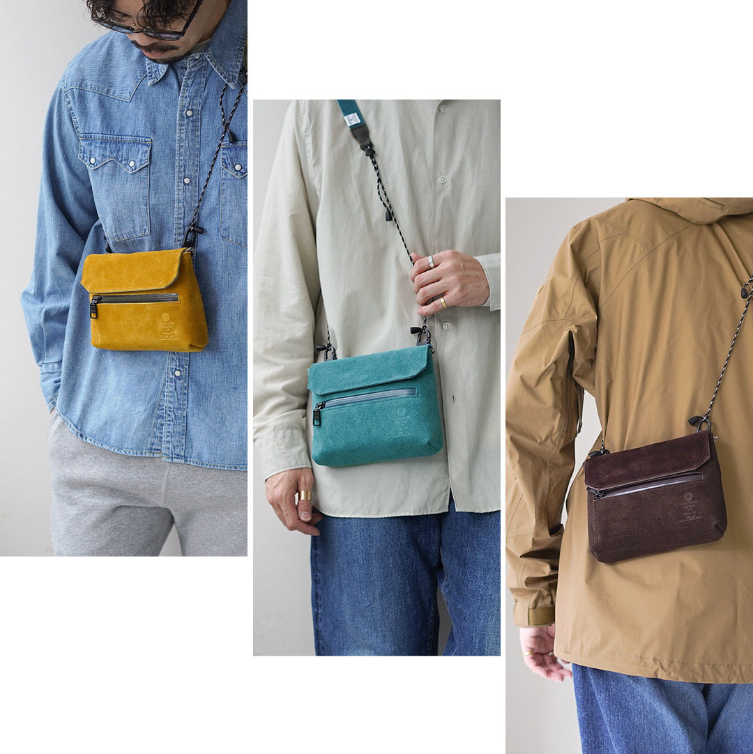 AS2OV / 防水绒面革 Sacoche 钱包