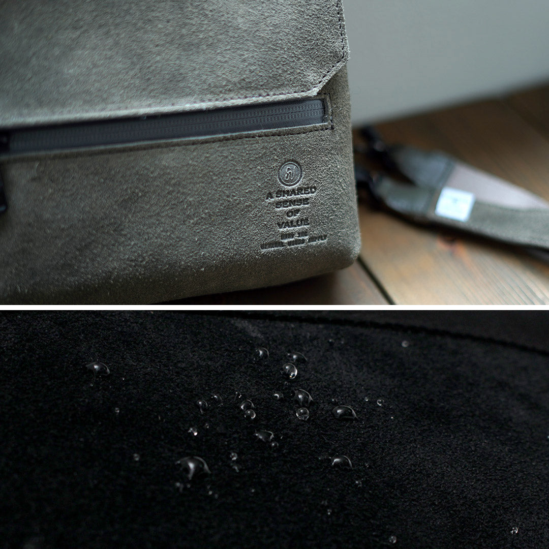 AS2OV / 防水绒面革 Sacoche 钱包