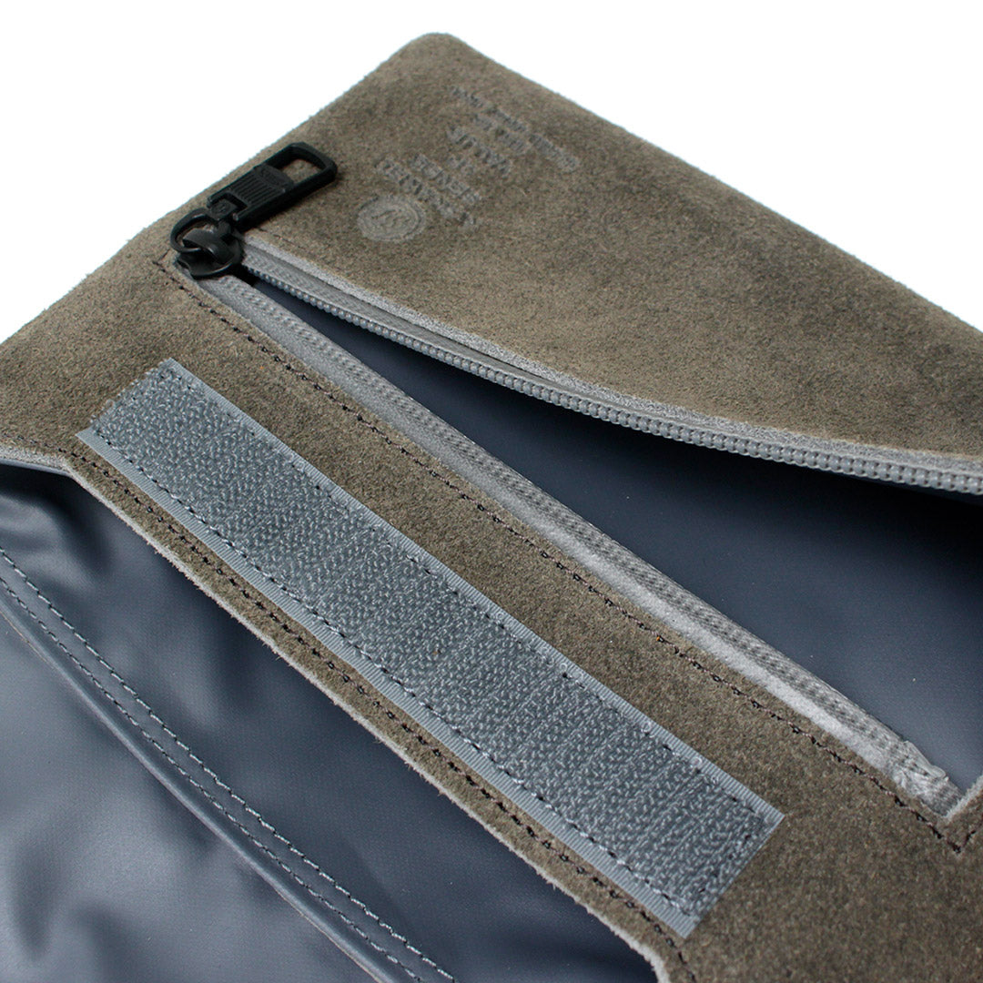 AS2OV / Water-repellent Suede Sacoche Wallet