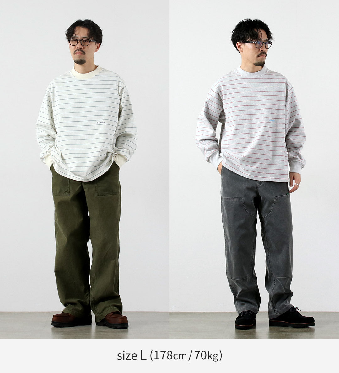 L.L.BEAN / Union 长袖条纹 T 恤