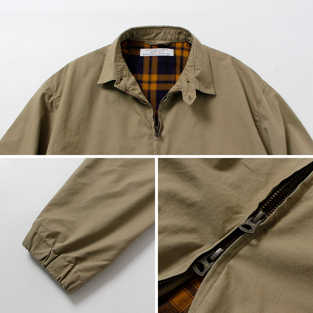 ROCOCO / Horse Cloth Swing Top Jacket Garment Wash
