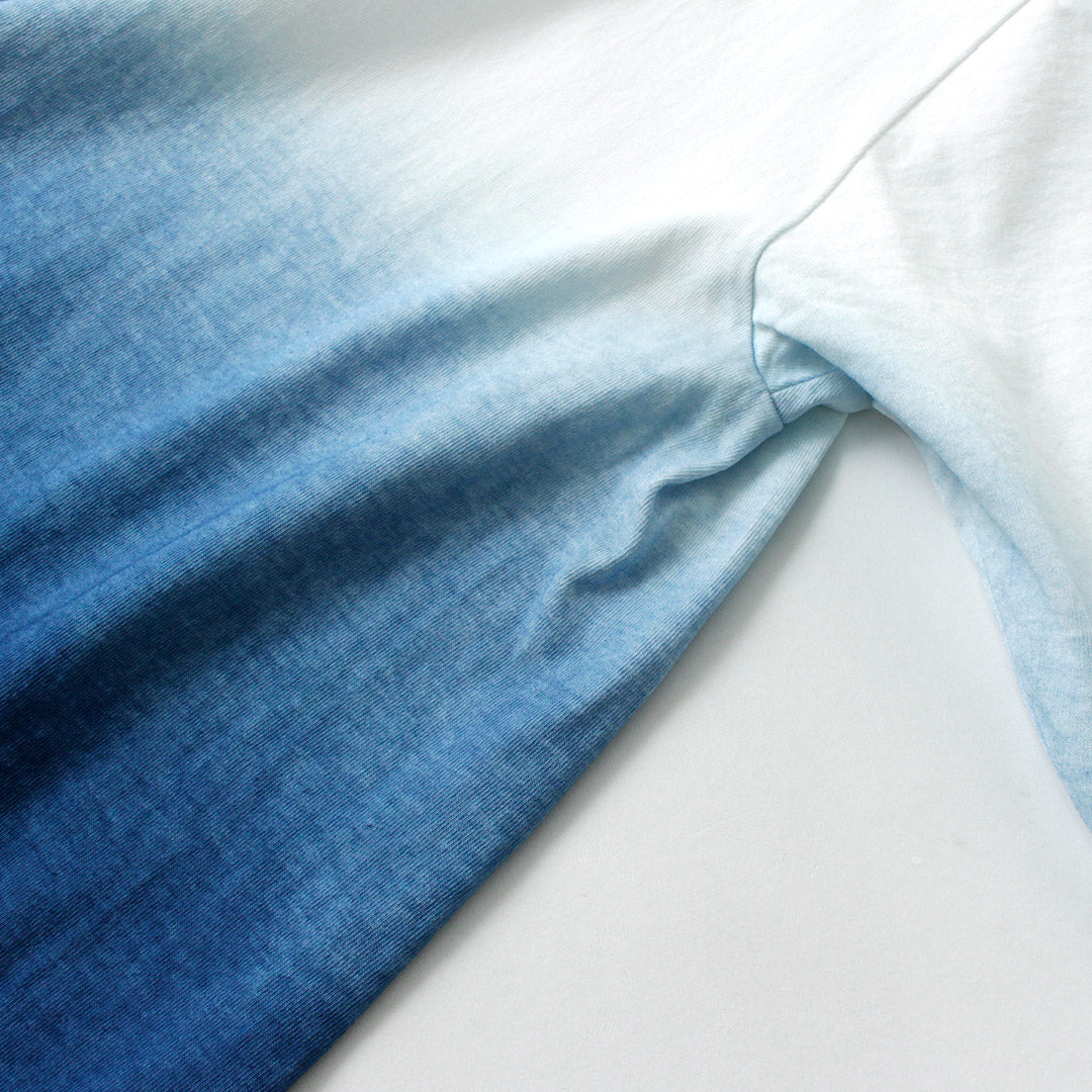 CRC × INDIGO CLASSIC Indigo-Dyed Tubular S/S T-Shirt