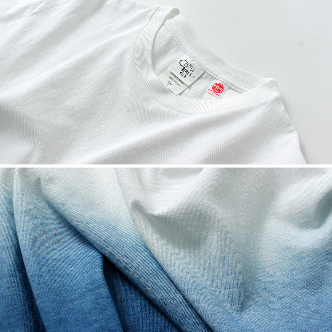 CRC × INDIGO CLASSIC Indigo-Dyed Tubular S/S T-Shirt